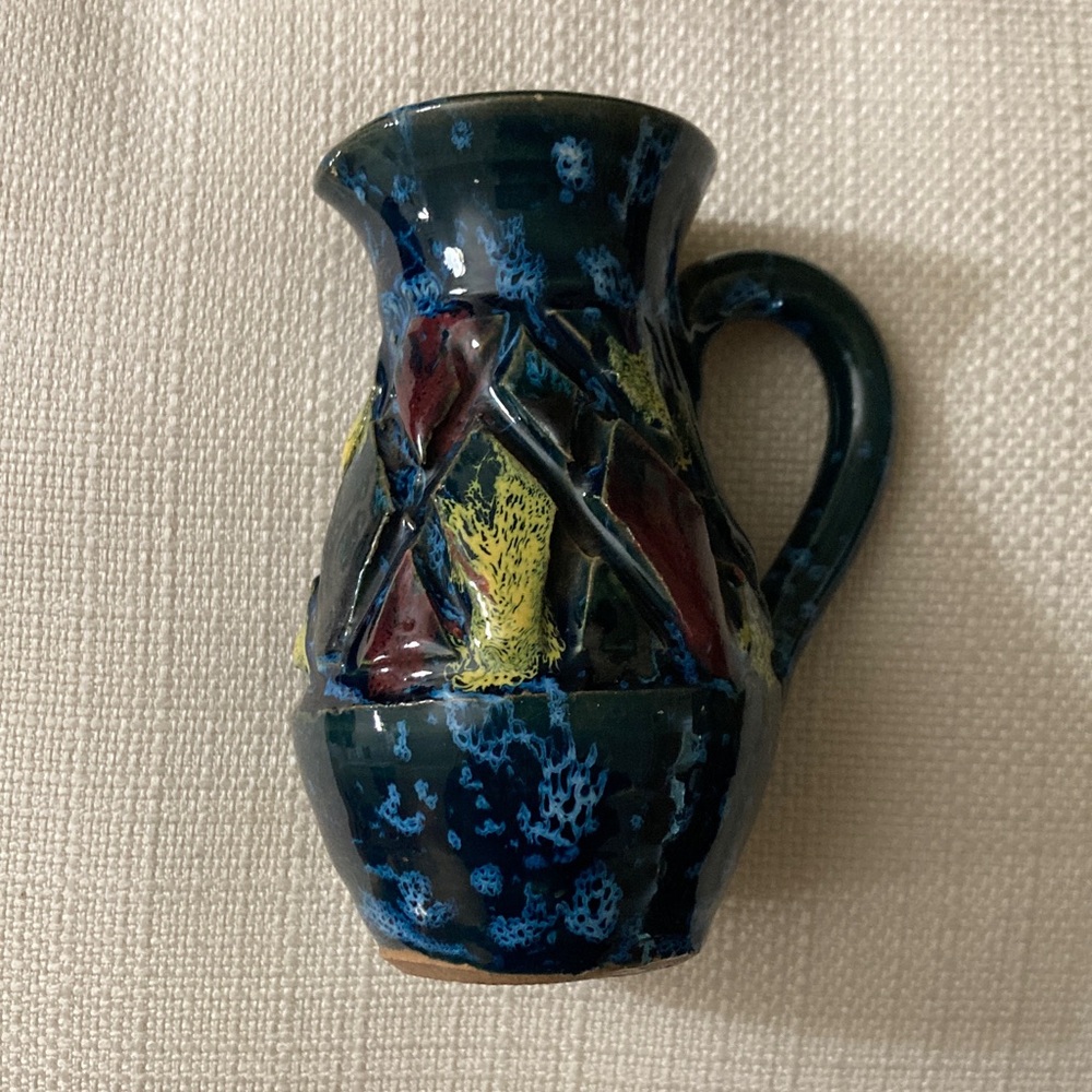 Artsy Miniature Ceramic Pitcher